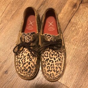 Cheetah Print Twisted X Shoes